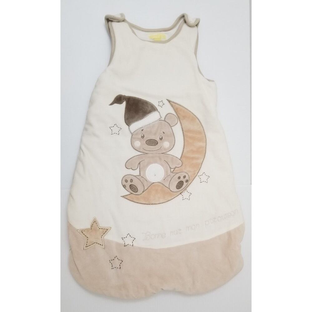 Kimbaloo Newborn Infant Size S 0-6 Months Bear Stars Dream Sleeveless Sleep Sack